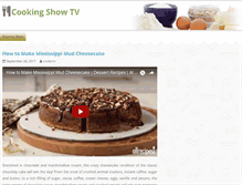 Tablet Screenshot of cookingshowtv.com